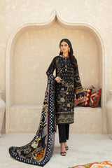 FARASHA LINEN EMBROIDERED'21 - Raven