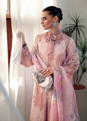 Qalamkar Chikankari Unstitched Embroidered Lawn 3 Piece Suit QLK26UCL CM-06 Noura – Summer Collection