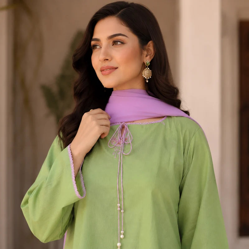 Khas Emb Farshi Shalwar 3pc