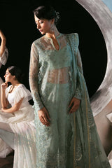 La Fuchsia By Afrozeh Embroidered Organza Suit Unstitched 3 Piece AF24L Amalfi – Festive Collection