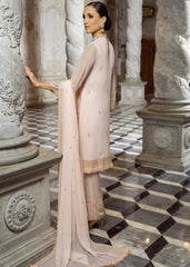 Merakish Luxury Chiffon Embroidered’23 – ST23-MK7 Candle Peach