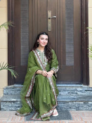 Hajra Emb Farshi Shalwar 3pc