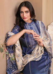 Tawakkal Fabrics Printed Satin Suits Unstitched 3 Piece TWF23ST D-9740 – Winter Collection
