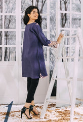 Al-Zohab Denim Embroidered Exclusive Shirts – D-05