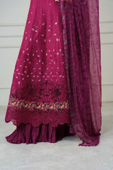 Noor by Saadia Asad Unstitched Embroidered Luxury Lawn 3 Piece Suit SA26UNL D6A-ZELINA – Eid Collection