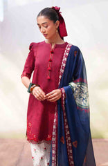 Laanem by Saira Rizwan Unstitched Lawn Embroidered 3 Piece Suit - SRLMPRT-8B- Elowen-B Summer Collection