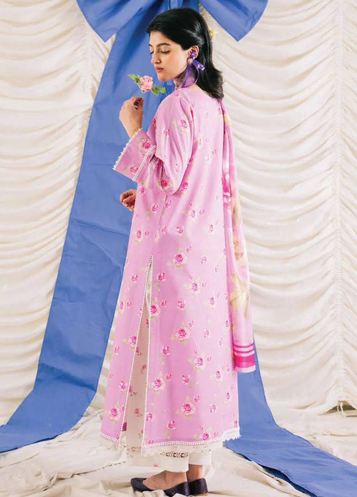 Rinesa By Ayzel Embroidered Lawn Suit Unstitched 3 Piece AAF24R D-12 Miri – Summer Collection
