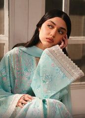 Florette by Afrozeh Unstitched Embroidered Lawn 3 Piece Suit AF26UFL D-03 SAPHIRA – Festive Collection