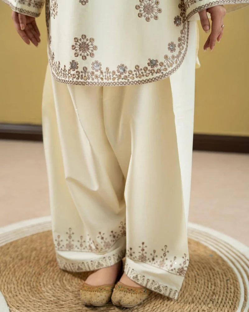 Saaz Emb Farshi Shalwar Set