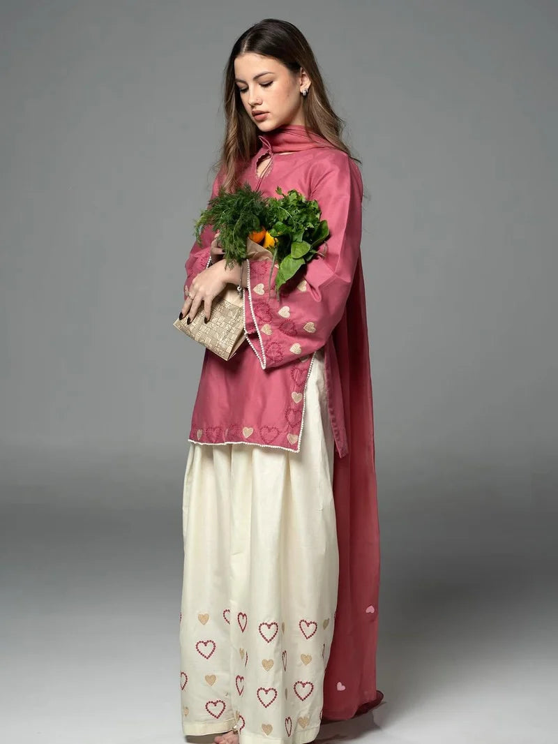 Ozen Emb Farshi Shalwar 3pc