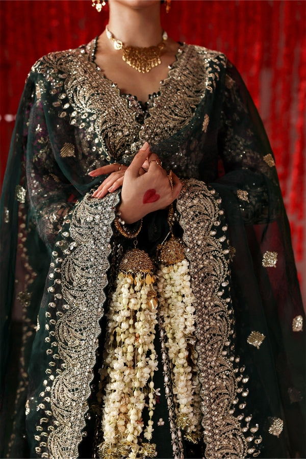 Shehnai By Afrozeh Embroidered Organza Suits Unstitched 3 Piece AF25SA D-01 Shonglam – Wedding Collection