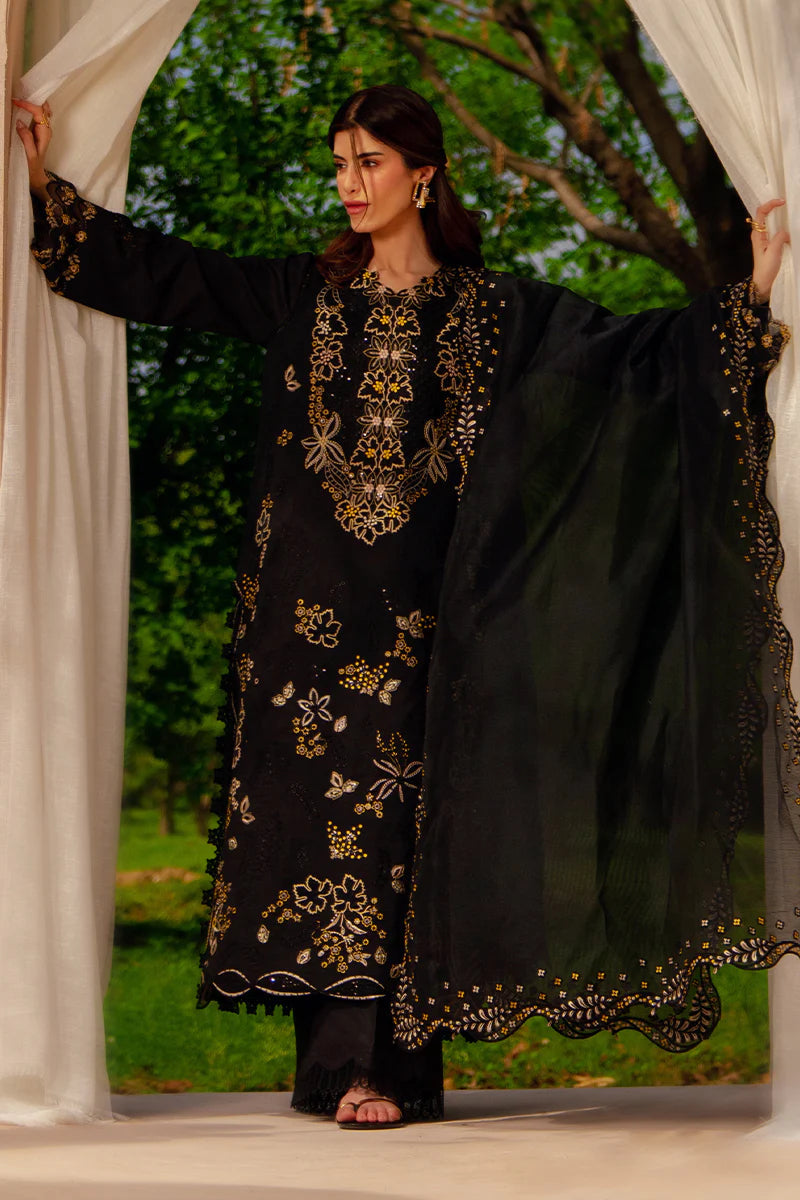 Rang Rasiya Unstitched Embroidered Luxury Lawn 3 Piece Suit RR26ULE LAYL – Eid Collection