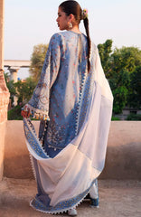 Hussain Rehar Nirmal Spring Summer'25 Embroidered Lawn Suits Unstitched 3 Piece- HRNRM25L7- Summer Collection