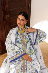 Jazmin Unstitched Luxury Embroidered Lawn 3 Piece Suit JAZ26L-9302 Summer Collection