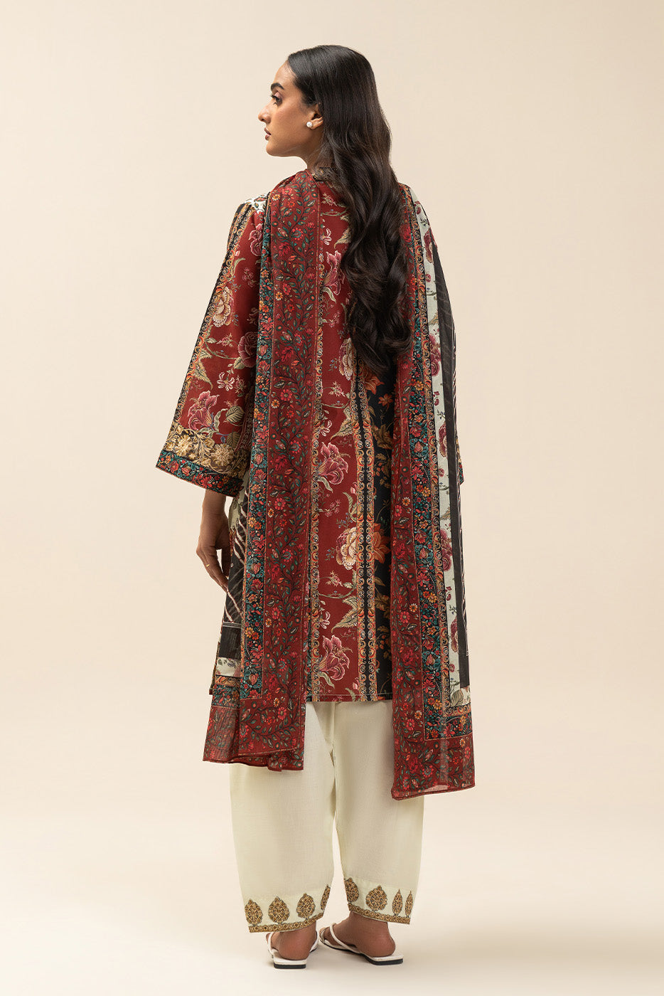 Beechtree Unstitched Embroidered Lawn 3 Piece Suit – NEW HERITAGE – Summer Collection