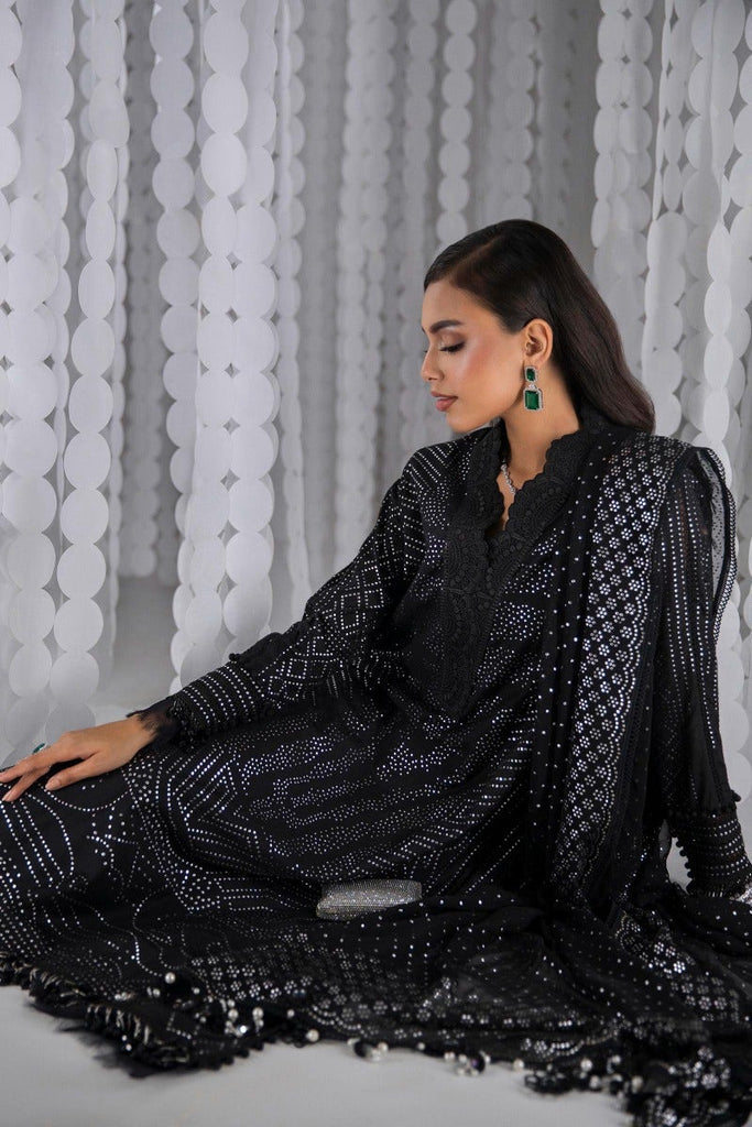 Sana Safinaz Embroidered Kurnool Badla Collection – K221-005A-CZ – Luxury Winter Collection