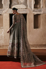 Kaashvi by Ayzel Unstitched Tissue Zari Embroidered Suits 3 Piece AAF25KW NIRVA AZW-25-V2-05 – Wedding Collection