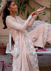 Zaha Embroidered Lawn Suit Unstitched 3 Piece ZL24F D-06 Shams – Festive Collection