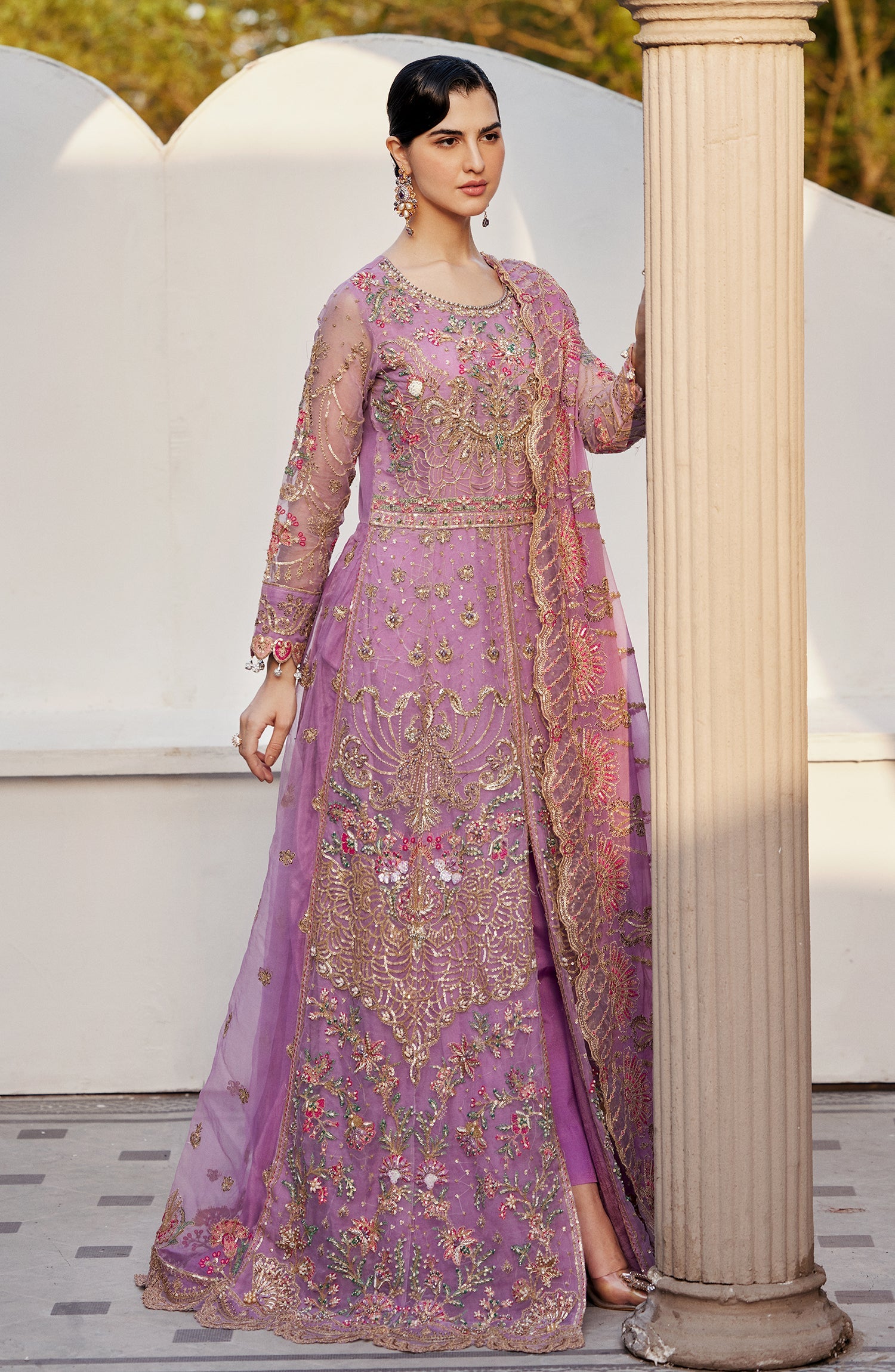 Emaan Adeel Embroidered Organza Suits Unstitched 3 Piece EA24N Giti – Formals Collection