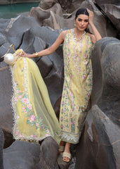 Crimson by Saira Shakira Embroidered Lawn Suits Unstitched 3 Piece CR2LS – Believe In Her – Topaz Yellow