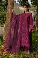 Rang Rasiya Unstitched Embroidered Luxury Lawn 3 Piece Suit RR26ULE ZAHA – Eid Collection