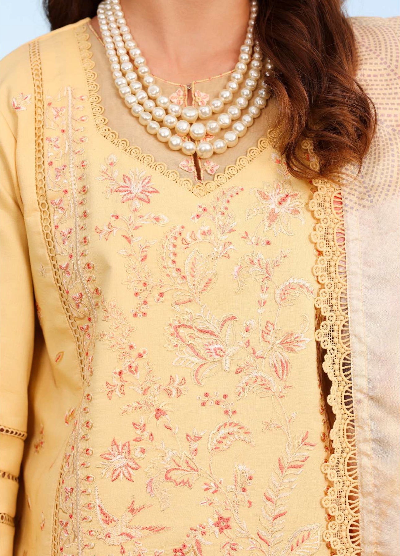 Florence by Rang Rasiya Unstitched Embroidered Lawn 3 Piece Suit RR26UFL Mirha – Summer Collection