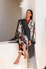 Jazmin Unstitched Luxury Embroidered Lawn 3 Piece Suit JAZ26L-9303 Summer Collection