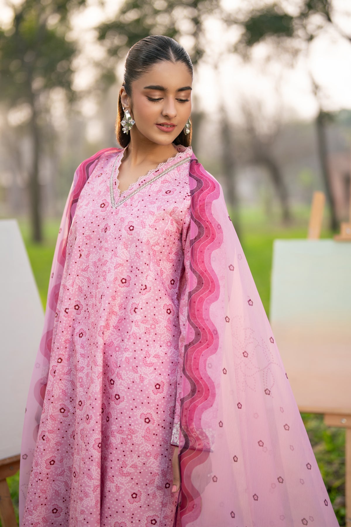 Baroque – Xenia Formals Unstitched Embroidered Lawn 3 Piece Suit XF26ULN 1224 – ELMIYA – Summer Collection