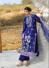 Zainab Chottani Unstitched Embroidered Luxury Lawn 3 Piece Suit ZC26ULZ D-13 VIOLA – Summer Collection