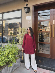 Afsha Emb Farshi Shalwar Set