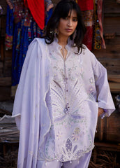 Meili by Zaha Unstitched Embroidered Lawn 3 Piece Suit ZK26UML ZL26-10B – Festive Collection