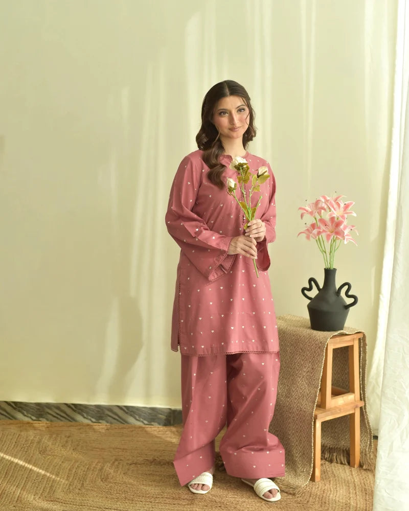 Rose Emb Farshi Shalwar 3pc