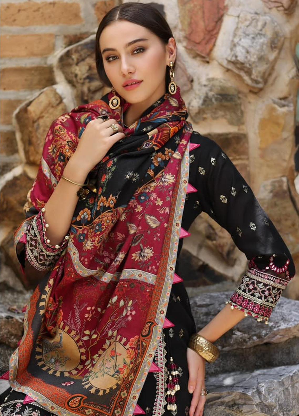Noor By Saadia Asad Embroidered Karandi Suits Unstitched 3 Piece NSA23WS D9 – Winter Collection- ₨ 12,990.00 Original price was: ₨ 12,990.00.₨ 8,443.50