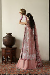 Shehnai By Afrozeh Embroidered Tissue Zari Suits Unstitched 3 Piece AF25SA D-09 Roshaan – Wedding Collection