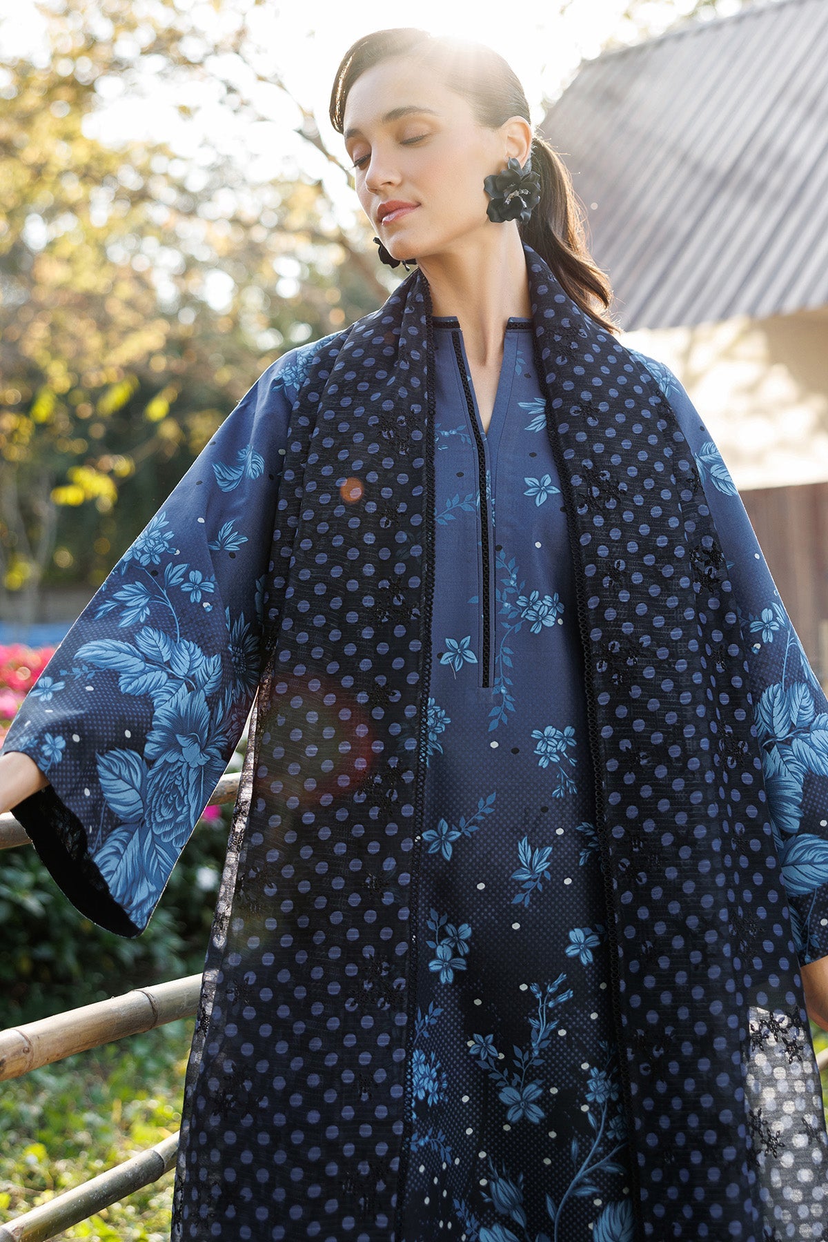 Jazmin Unstitched Luxury Embroidered Lawn 3 Piece Suit JAZ26L-9295 Summer Collection