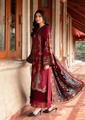 Maria B Embroidered Suits 3 Piece Unstitched Embroidered Suit | Luxe W-D10
