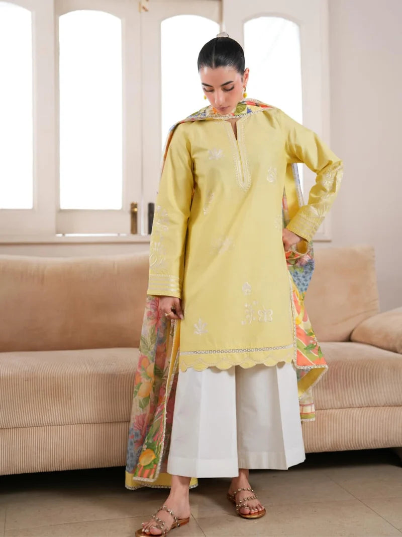 Leomen Embroidered 3pc Set