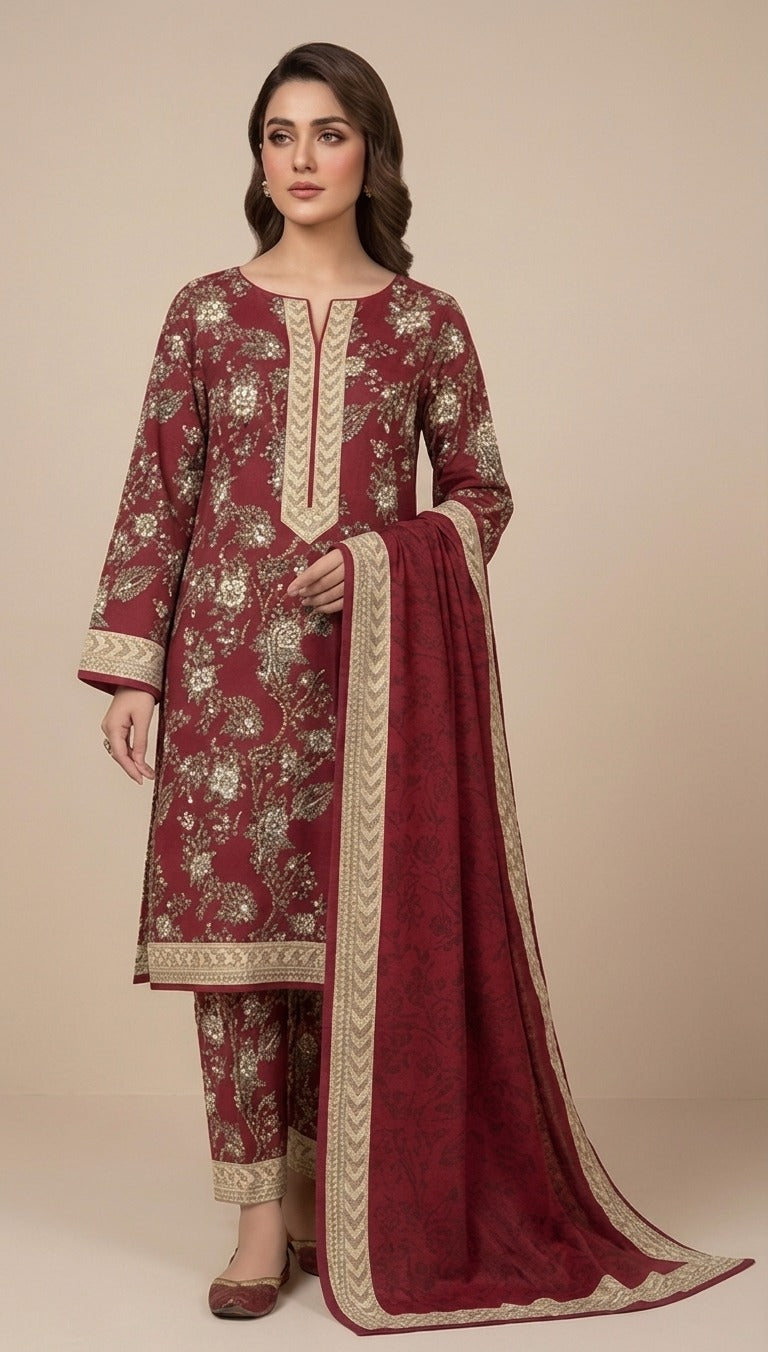 ELEGANT AND SOPHISTICATED ZAYA LAWN 3 PIECE SUMMER WARDROBE.