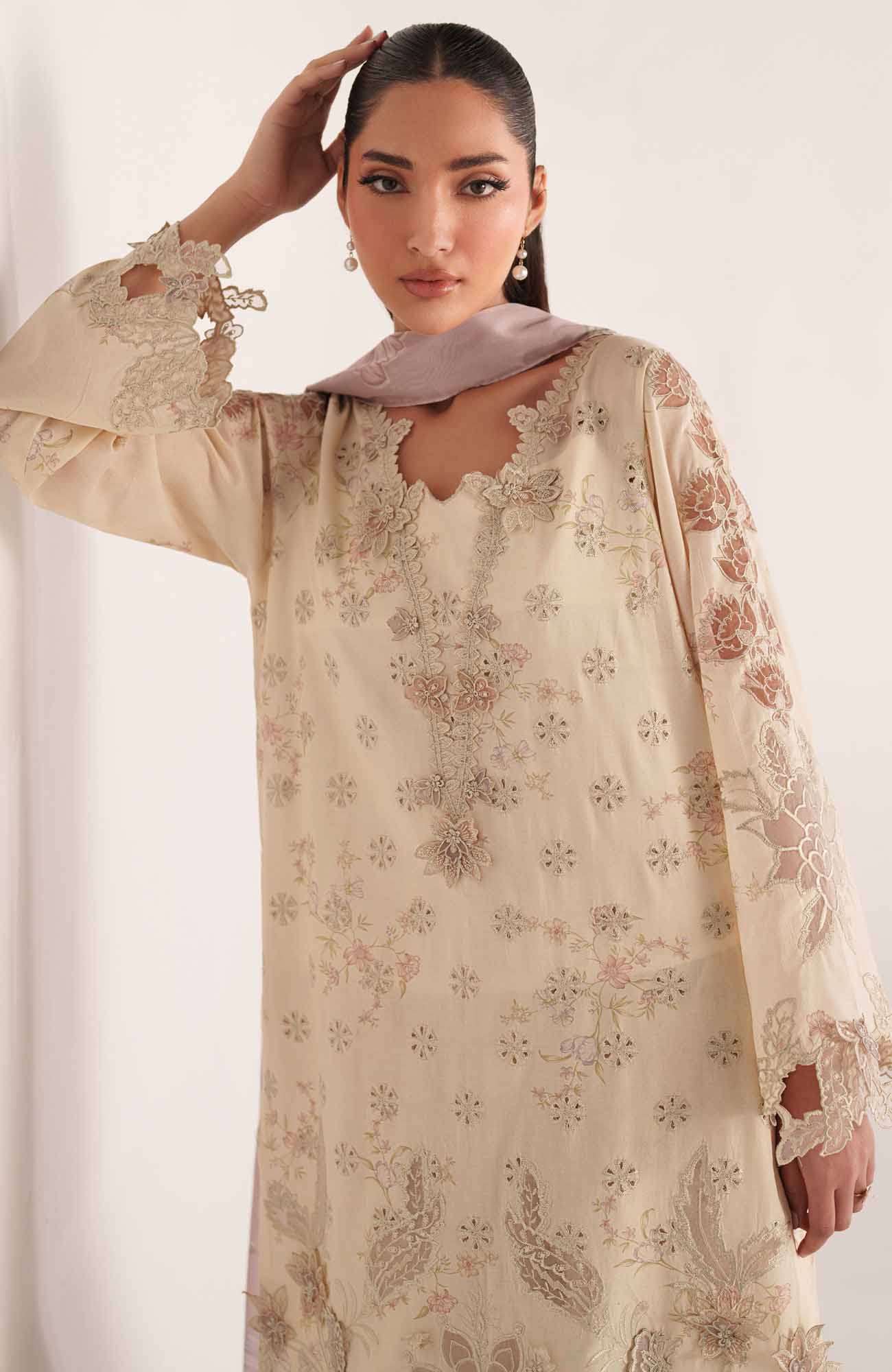 Spring Summer By Iznik Unstitched Lawn Embroidered 3 Piece Suit - IZNSSL-06 - Summer Collection