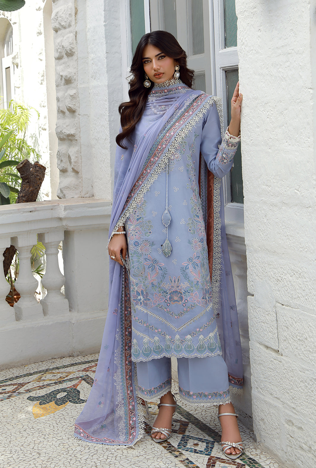 AJR – Signature Luxury Lawn Embroidered (Stitched) Collection’36 – Velia