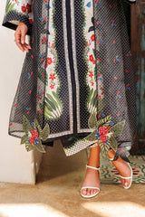 Jazmin Unstitched Luxury Embroidered Lawn 3 Piece Suit JAZ26L-9303 Summer Collection