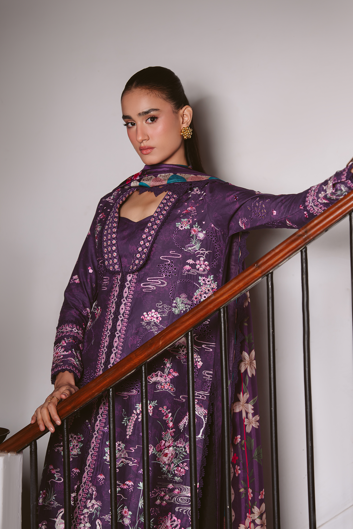 Serein By Ayzel Embroidered Lawn Suit Unstitched 3 Piece SAY26R ISULANE – Summer Collection