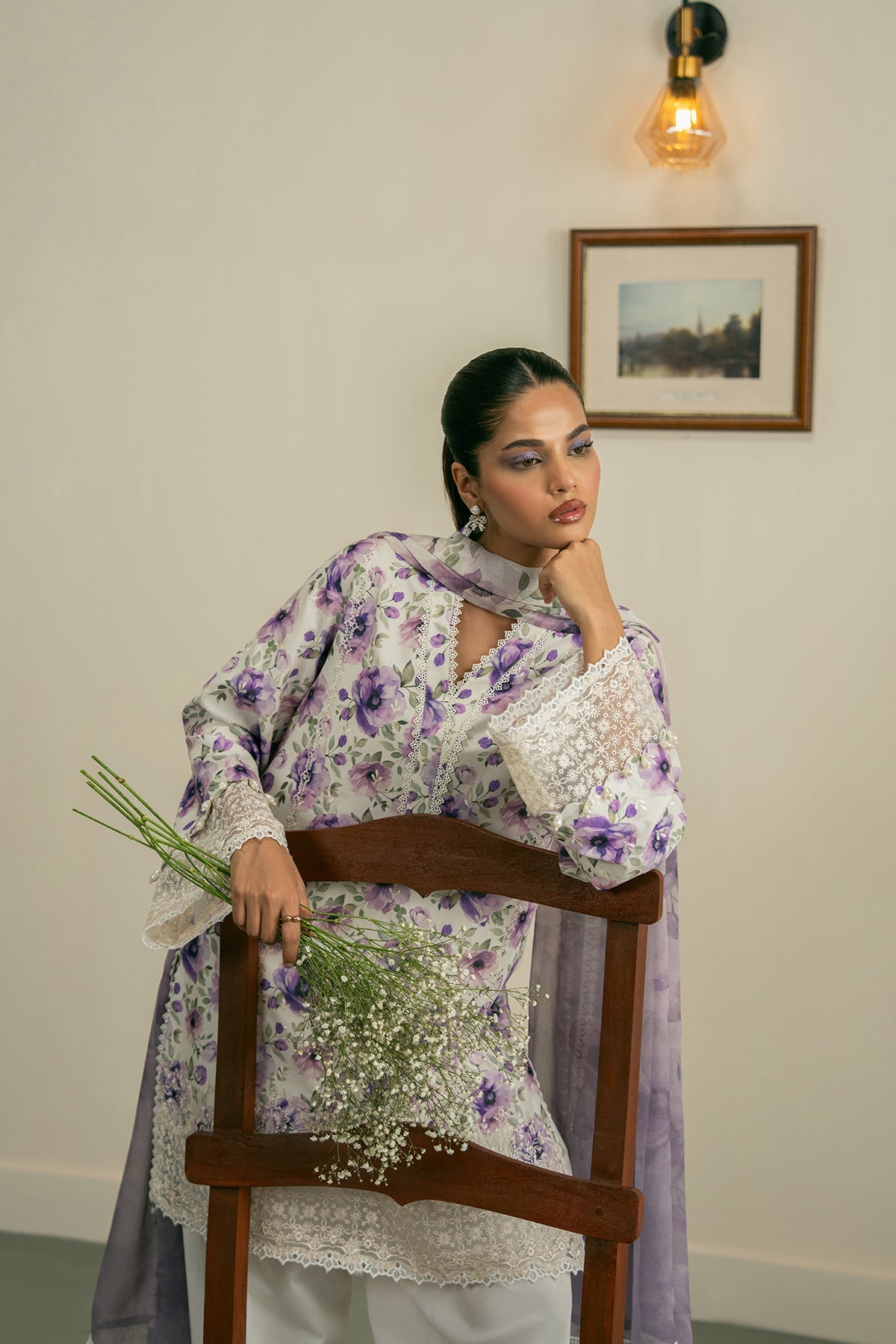 Zephyr Core by Ayzel Unstitched Embroidered Lawn 3 Piece Suit AAF26ZC YARA – Eid Collection