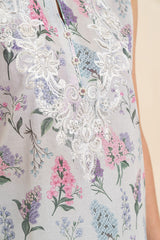 Beechtree Unstitched Embroidered Lawn 3 Piece Suit – LILAC AFFAIR – Summer Collection