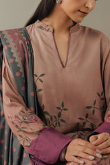 Coco by Zara Shahjahan Prints Unstitched Linen Suits 3 Piece CZS25PW Sienna Field D-4B – Winter Collection