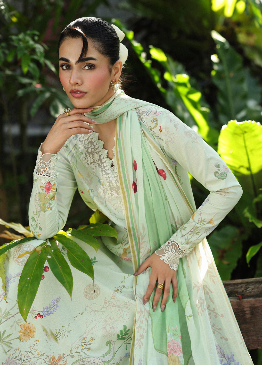 Q Prints by Qalamkar Unstitched Lawn Printed 3 Piece Suit QLK26QP Neve – Summer Collection