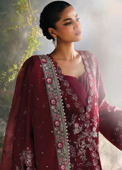La Fuchsia By Afrozeh Embroidered Raw Silk Suits Unstitched 3 Piece AF25LF D-09 Yalira – Formals Collection