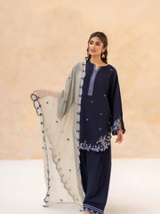 Trop Emb Farshi Shalwar 3pc