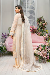 La more By Sardinia Embroidered Organza Unstitched Suit 3 Piece SRD23LM SR-101 Dazzel Dew – Wedding Collection