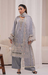 Zurr Khoobsorat'25 by AB Textile Embroidered Chiffon Suit Ready To wear 3 Piece - Formal Collection
